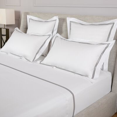 Completo Letto LUX HOTEL Bianco / Grigio