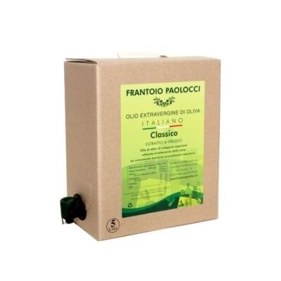 Classic Extra Virgin Olive Oil Bag in Box 5 liters (5000 ml)