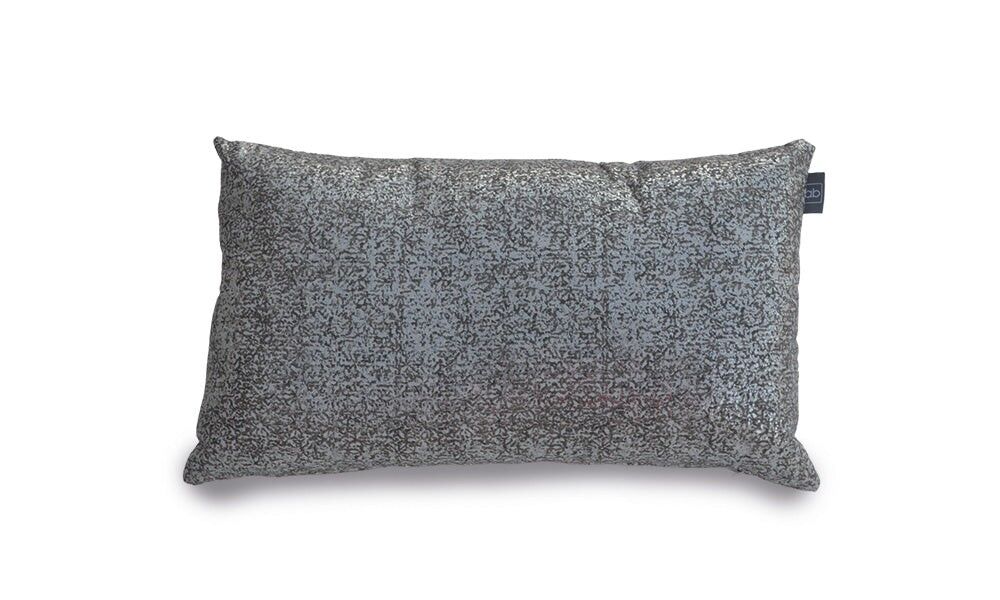 Metallic Silver Cushion Cover - 45x45cm - Devoré