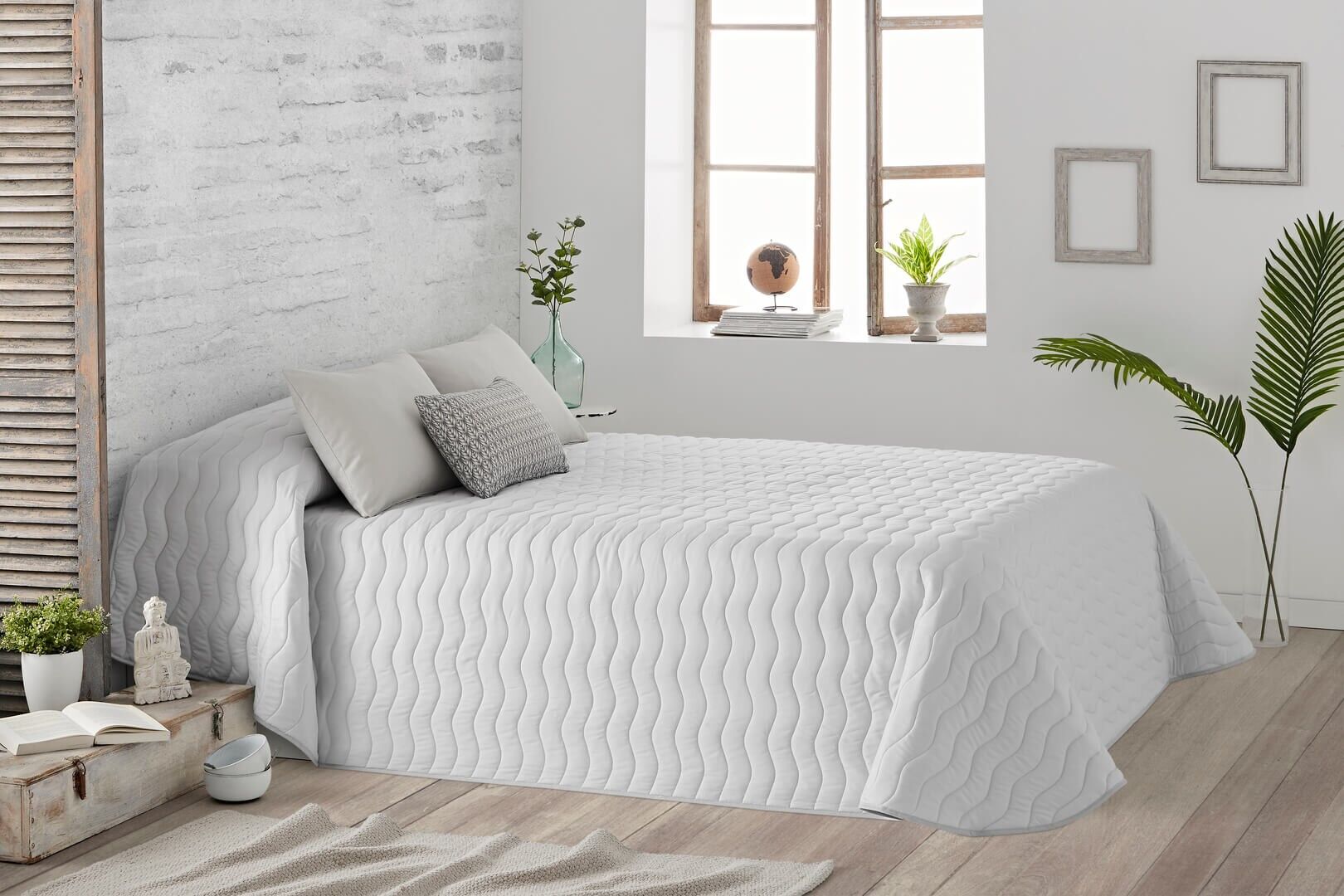 Trapunta Bouti Lisa - Grigio - Letto 135cm