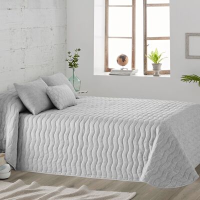 Bouti Daisy Quilt - Gray - 135cm Bed