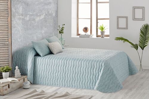 Edredón Bouti Daisy - Aqua - Cama de 135cm