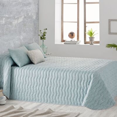 Bouti Daisy Steppdecke – Aqua – 135 cm Bett