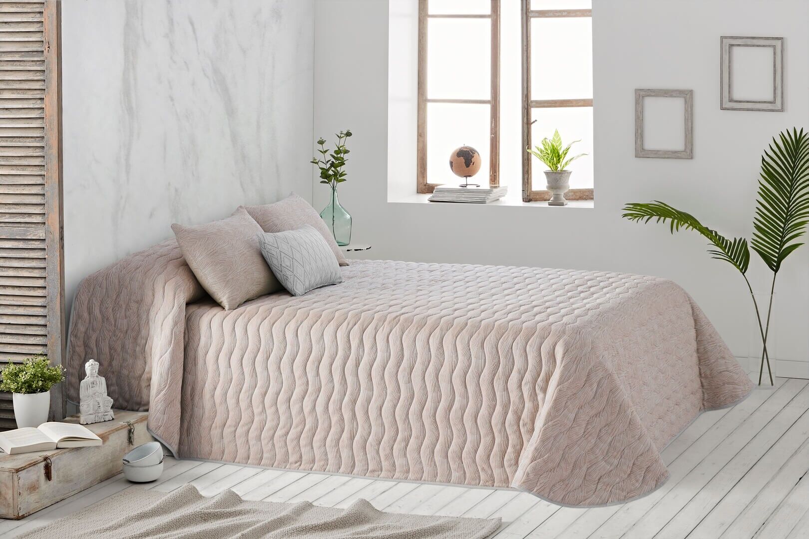 Trapunta Bouti Daisy - Trucco - Letto 180 cm