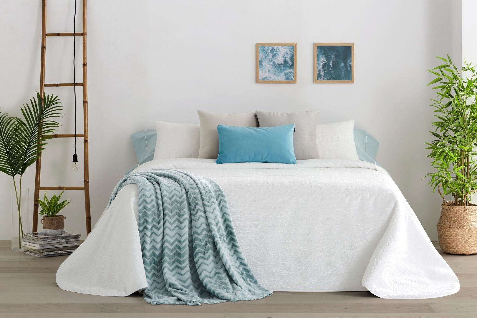 Trapunta Bouti Sara - Bianco - Letto 135 cm