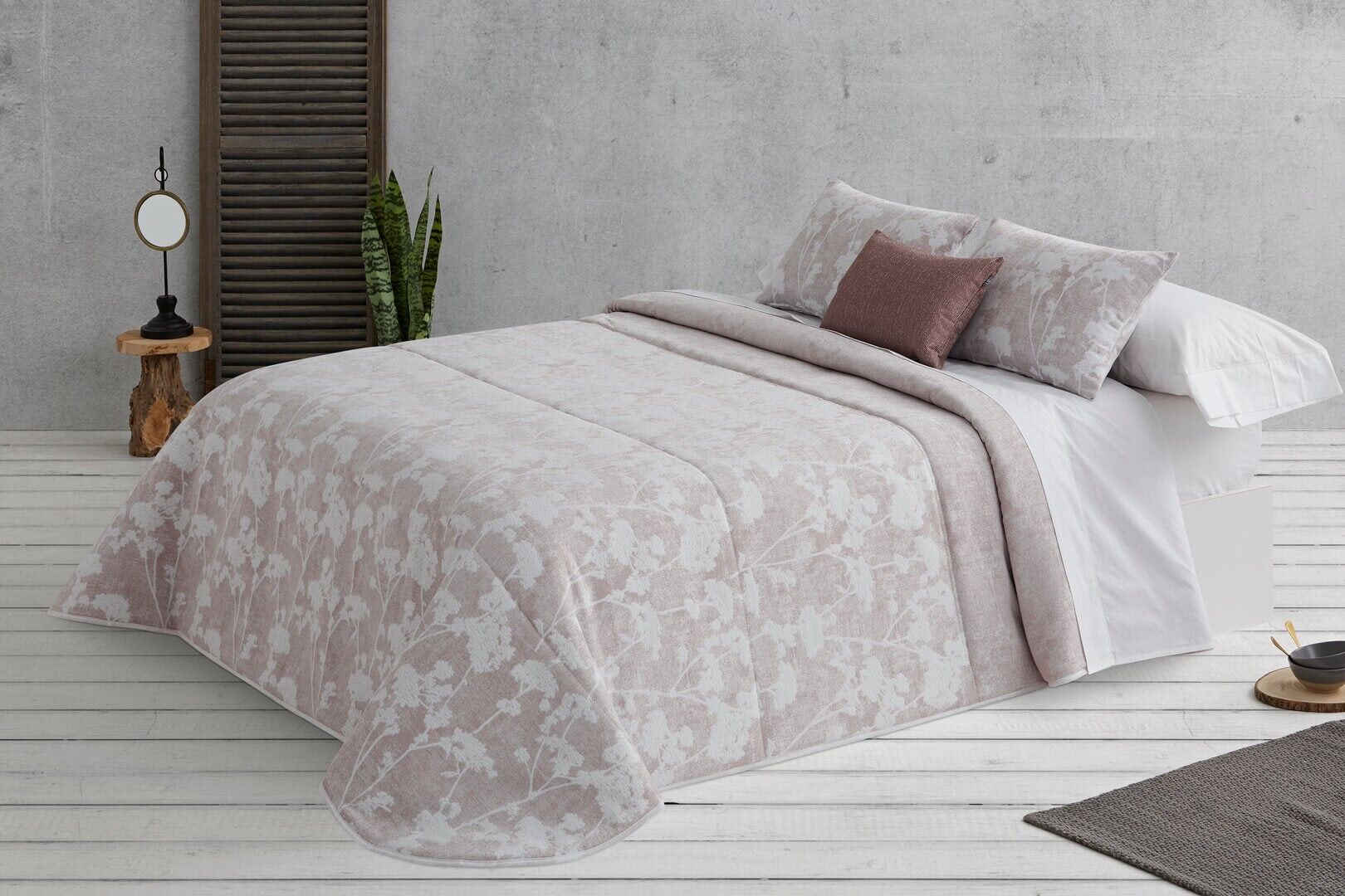 Bouti Serena Quilt - Pink - 135cm Bed