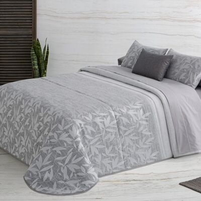 Trapunta Bouti Ashia - Grigio - Letto 150 cm