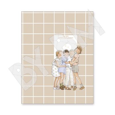 Quaderno di scuola - amici -