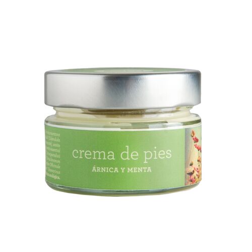 Crema de pies de árnica y menta - 130 ml