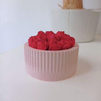 Composición de capullos de rosa - Colección La vie en Rose