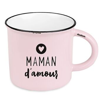 Fête des Mères - Mug Vintage «Maman d'Amour» 1
