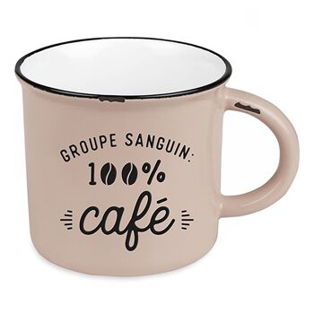 Santé - Mug Vintage «Groupe Sanguin» 1