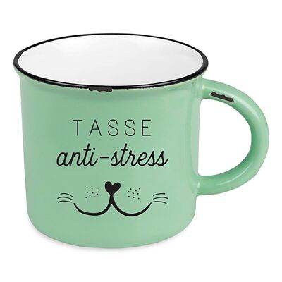 Gesundheit - Vintage Tasse „Anti-Stress-Tasse“