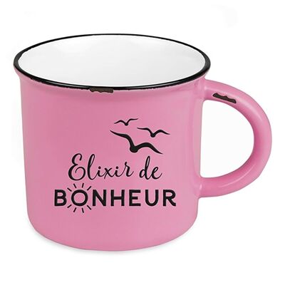 Joie - Mug Vintage «Elixir de Bonheur»