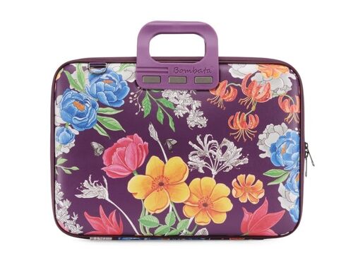 Bolsa Bombata Peonia 15,6" Plum purple + B00017