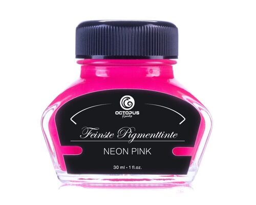 Textmarkertinte für Füller zum Schreiben, Markieren und Zeichnen, Neon Pink, 30 ml