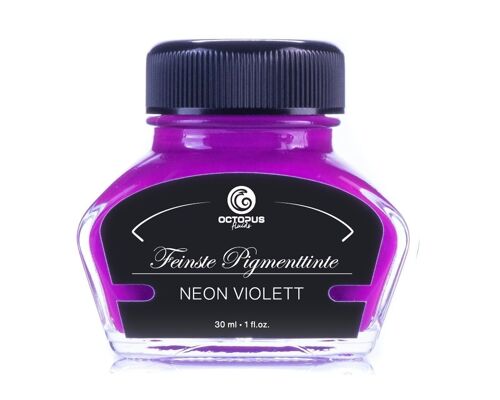 Textmarkertinte für Füller zum Schreiben, Markieren und Zeichnen, Neon Violett, 30 ml