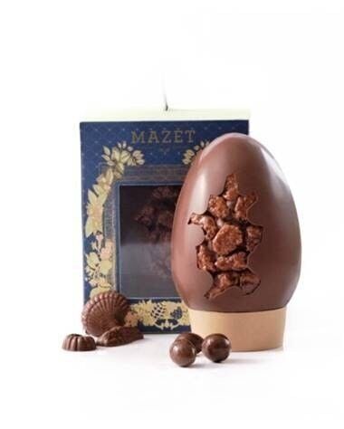 Uovo Mendicante con Prasline Pasquali - 12 cm - F1ML