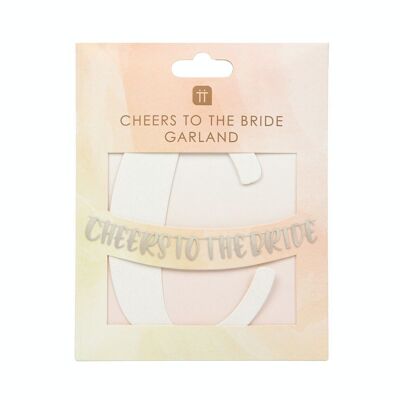 Cheers To The Bride Garland Hen Party Decoration - 2m