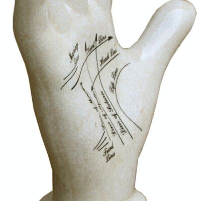 Ceramic Palmistry Hand 24cm
