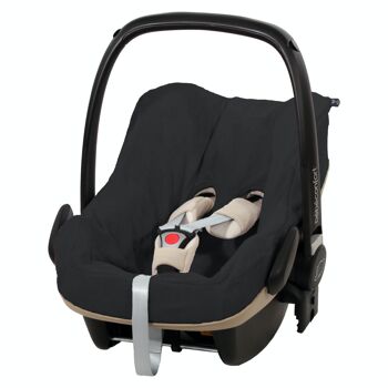Bebe Confort Iseos - Housse sur mesure pour siège auto en coton éponge - Baby's Clan - Lilas lavande