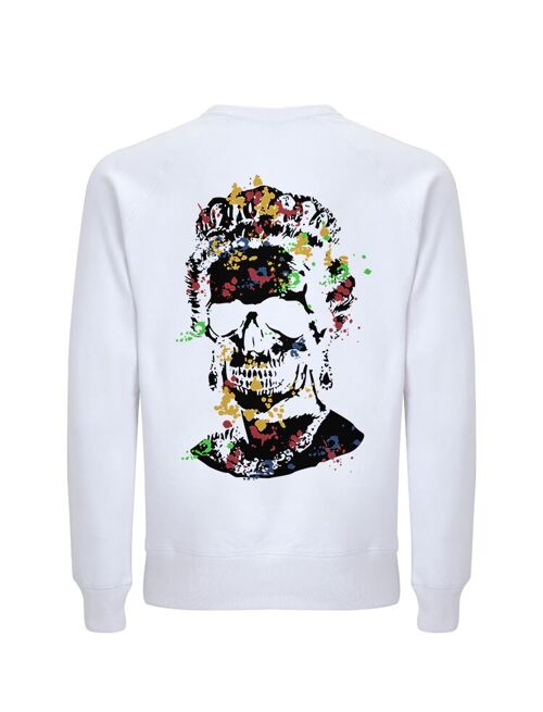 Splash Skull Artwork with Black Print sweatshirt