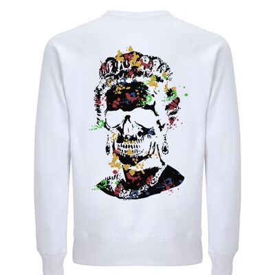 Splash Skull Artwork with Black Print sweatshirt