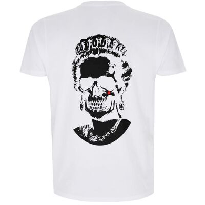 Black Root Of All Evil White Tshirt