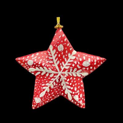Stelle 3D sospese - Ornamenti natalizi da 3 pollici