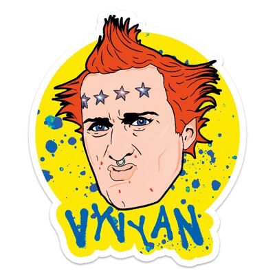 Pegatina de vinilo Vyvyan The Young Ones