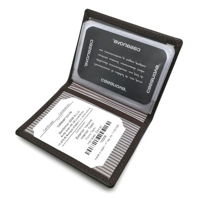 Book Card Holder | Ubrique skin | Made in Spain | Ref. 10006 Brown