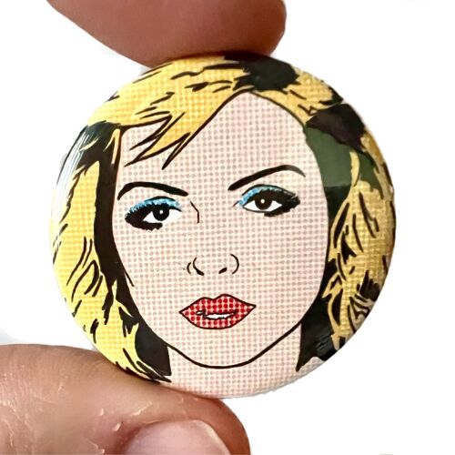 Blondie Newave Punk Button Pin Badge