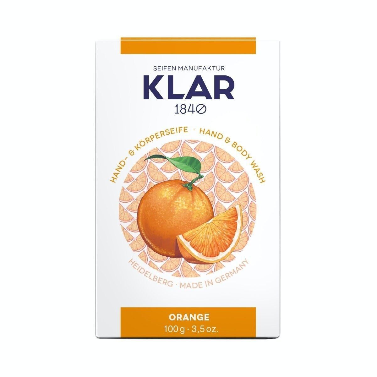 Orangenseife 100g, palmölfrei