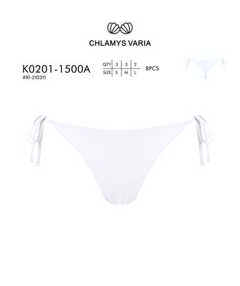 K0201 Bikini Tanga - Couleur unie 4