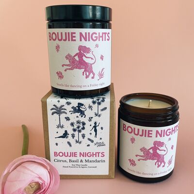 Boujie Nights - Midi Vegan Soy Wax Candle