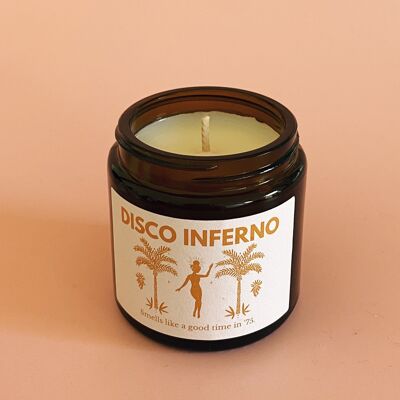 Disco Inferno - Mini 120ml Vegan Soy Wax Candle