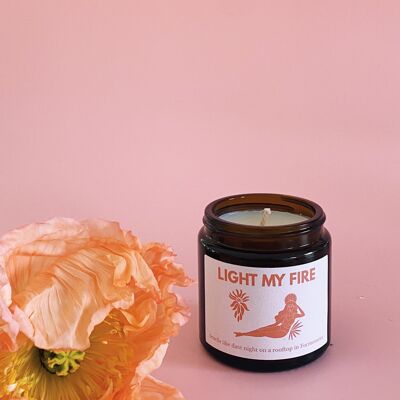 Light My Fire - 120ml Vegan Soy Wax Scented Candle
