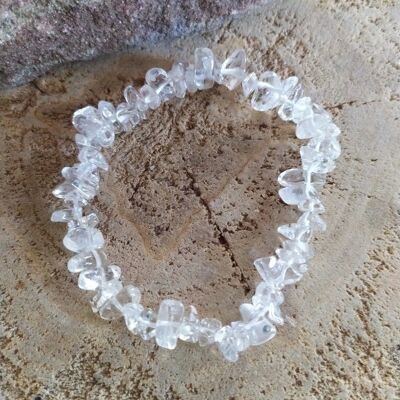 Bracelet baroque cristal de roche