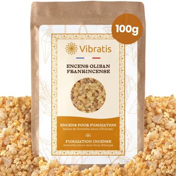Encens Oliban en Grains 100% Naturel Boswellia Carterrii Qualité Premium Très Fortes Vertus spirituelles (100g) 1