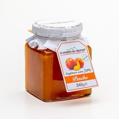 Confiture extra 70% fruits - Pêche