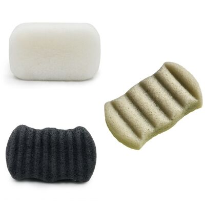 Konjac Sponge 100% Natural Body - In Box | Several Models to Choose from
