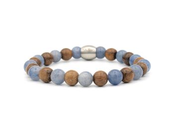 Bracelet Nane kayu quartz bleu 1