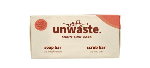 Unwaste Duopack Soap & Scrub that Care