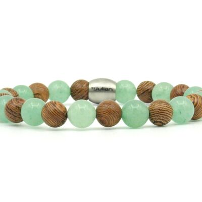 Bracelet Nane kayu vert aventurine