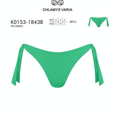 K0153 Bas de bikini brésilien - Couleur unie