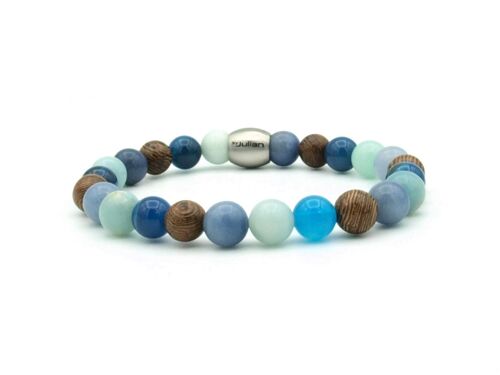 Bracelet Nane kayu mix blauw