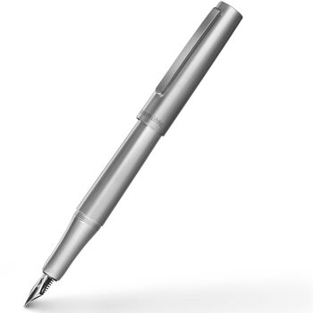 Stylo plume, Bold Edition, plume en or 18 carats, plaqué rhodium - largeur de plume F 2