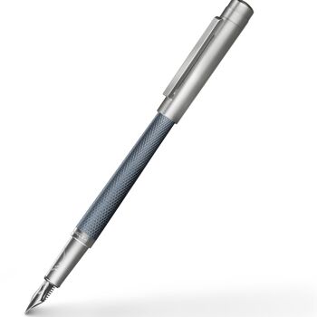 Stylo plume, Slim Edition, gris froid, plume en or 18 carats, plaquée rhodium - largeur de plume B 2