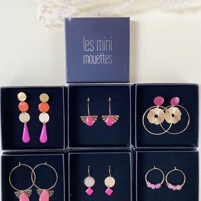 Pink earrings pack