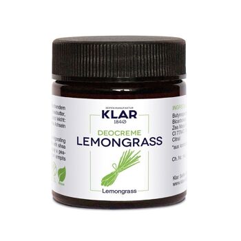Deocreme Lemongrass 30ml, unité de vente 12 pièces 1